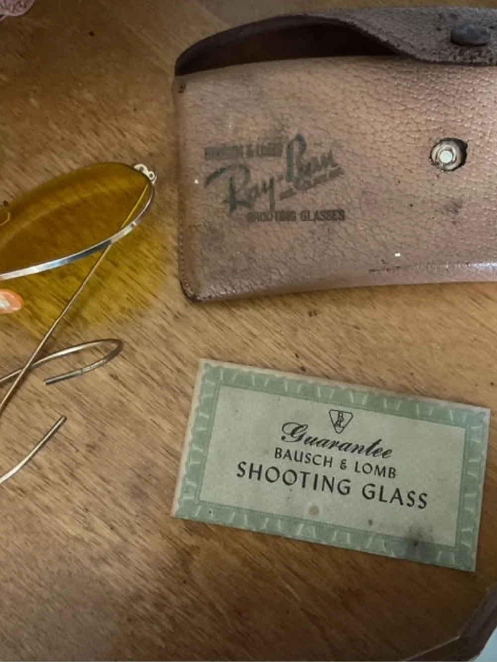 1960-70s VTG RAY-BAN SHOOTING GLASSES